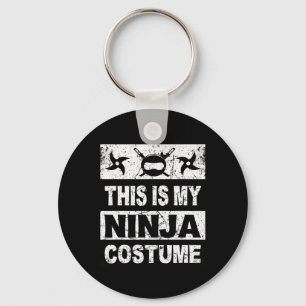 Porte-clés Costume Retro Ninja Halloween Pour Enfants Hommes