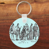 Porte-clés Costumes historiques (Recto)