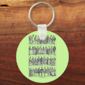 Porte-clés Costumes historiques (Recto)
