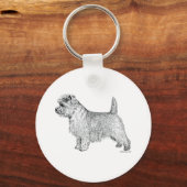 Porte-clés Côté Cairn Terrier (Recto)