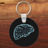 PORTE-CLÉS CÔTÉ CERVEAU X-RAY VOIR BLEU (Recto)