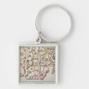 Porte-clés Côte de l'Afrique et de la rivière Gambie 1622