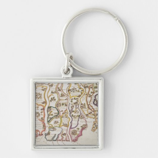 Porte-clés Côte de l'Afrique et de la rivière Gambie | 1622 (Devant)