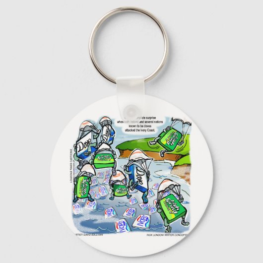 Porte-clés Côte d'Ivoire Surprise Drôle Cadeaux Tee - shirts  (Recto)