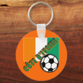 Porte-clés CÔTE D'IVOIRE Tshirts Fan de football (Recto)