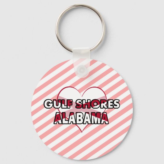 Porte-clés Côte du Golfe, Alabama (Recto)