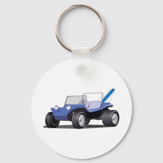 Porte-clés Côté Manx Bleu (Recto)