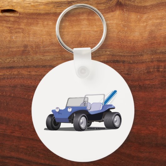 Porte-clés Côté Manx Bleu (Recto)