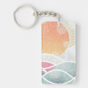 Porte-clés Côte/Plage/ensoleillé 