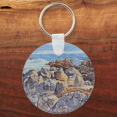 Porte-clés Côte rocheuse de Monterey (Verso)