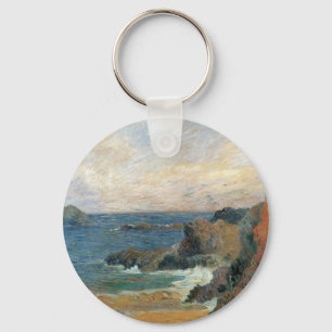 Porte-clés Côte rocheuse par Paul Gauguin, Impressionnisme Vi