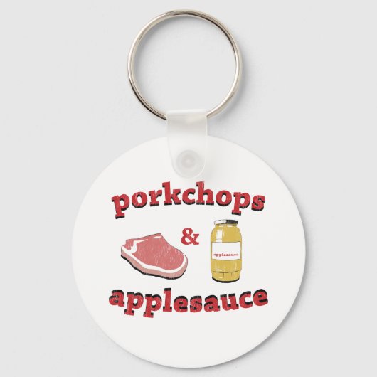 Porte-clés côtelettes et applesaudissements (Recto)