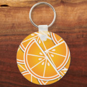 Porte-clés Cotés orange funky (Recto)