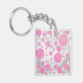 Porte-clés Coton Bonbon Pink Polka Dot (Devant gauche)