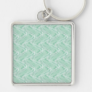 Porte-clés Coton Candy Vert Abstrait