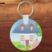 Porte-clés Cottage - Printemps (Recto)