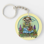 Porte-clés Cottagecore Cowgirl (Devant)