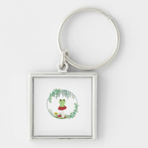 Porte-clés Cottagecore Esthétique Kawaii Grenouille Goblincor