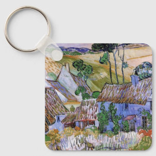 Porte-clés Cottages au toit de chaume par Hill par Vincent va