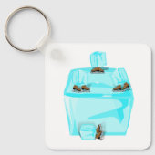 Porte-clés Coubes de glace de patinage (Recto)