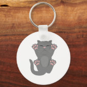 Porte-clés Couchage de chat (Recto)