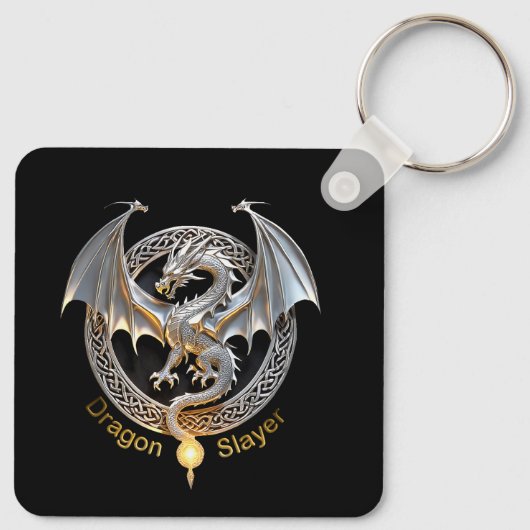 Porte-clés Couche de dragon (Dos)