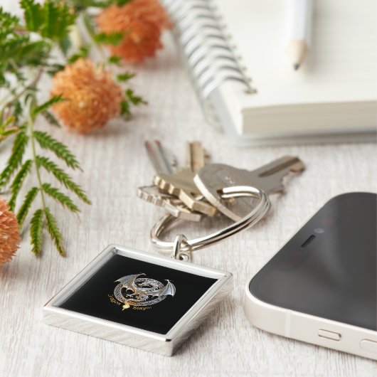 Porte-clés Couche de dragon (Côté)