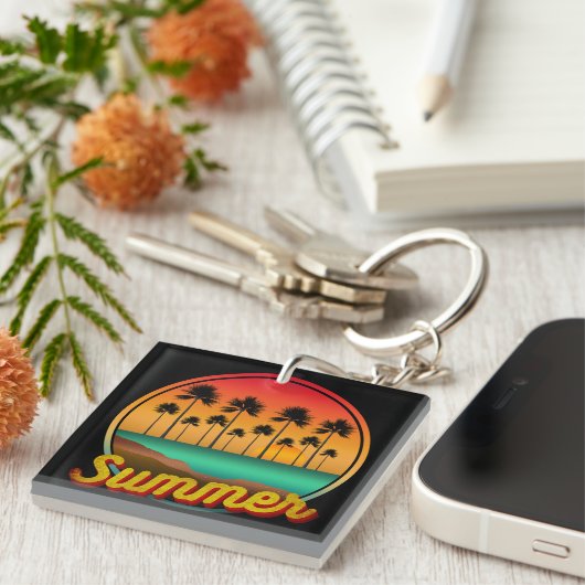 Porte-clés coucher de soleil (Devant Droit)