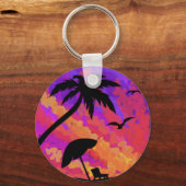 Porte-clés coucher de soleil (Recto)