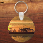 Porte-clés Coucher de soleil à Chincoteague (Recto)