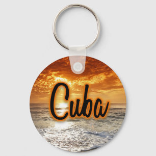 Porte-clés Coucher de soleil à Cuba