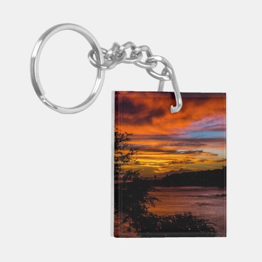 Porte-clés Coucher de soleil à Praia, Cap Vert (Devant gauche)