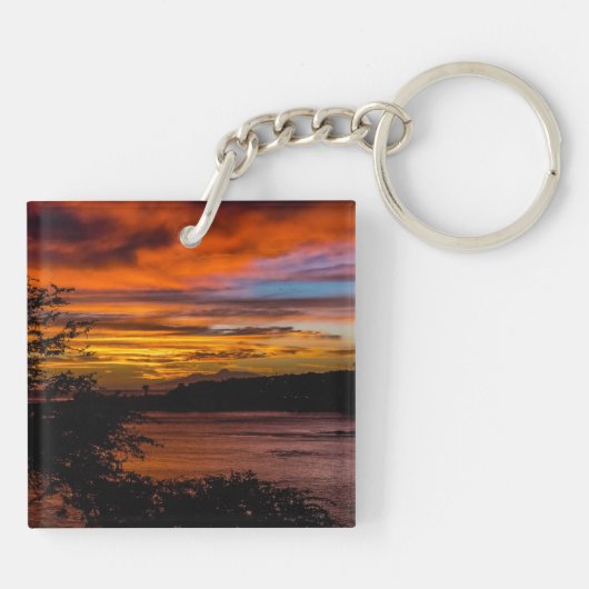 Porte-clés Coucher de soleil à Praia, Cap Vert (Dos)