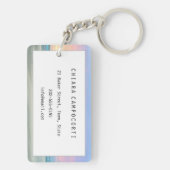 Porte-clés Coucher de soleil Abstrait sur la plage de La Haye (Dos)