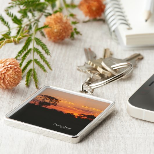 Porte-clés Coucher de soleil Acacia (Côté)