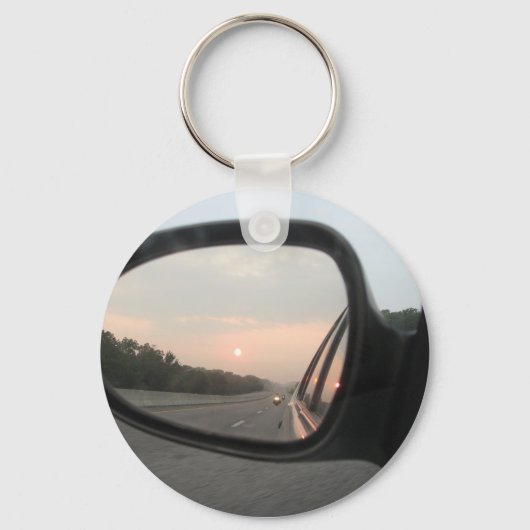 Porte-clés Coucher de soleil dans le miroir de révision (Recto)