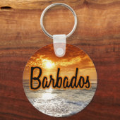 Porte-clés Coucher de soleil de la Barbade (Recto)