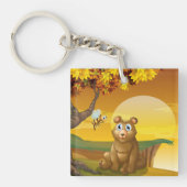 Porte-clés Coucher de soleil de l'ours Brown (Devant)