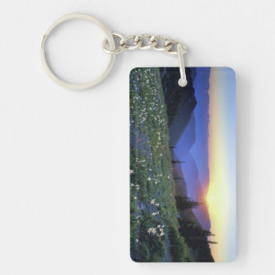 Porte-clés Coucher de soleil de Point d'obstruction, Pôle ol