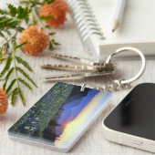 Porte-clés Coucher de soleil de Point d'obstruction, Pôle oly (Devant droit)