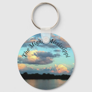 Porte-clés Coucher de soleil du fleuve Mississippi