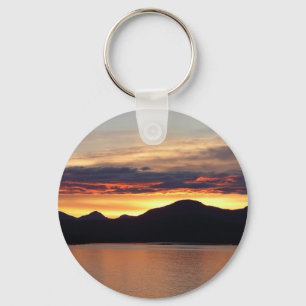 Porte-clés Coucher de soleil en Alaska I Photographie de l'Al