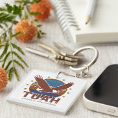 Porte-clés Coucher de soleil Hawk Tuah (Devant Droit)