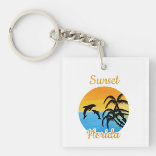Porte-clés Coucher de soleil mignon en Floride