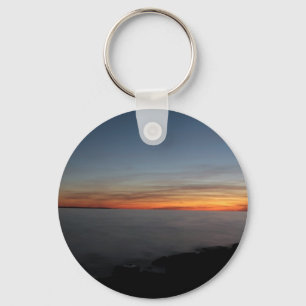 Porte-clés coucher de soleil par lac, Kingston, Ontario, Cana