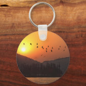 Porte-clés Coucher de soleil sur East Lake (Recto)