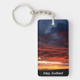 Porte-clés Coucher de soleil sur Islay, Écosse