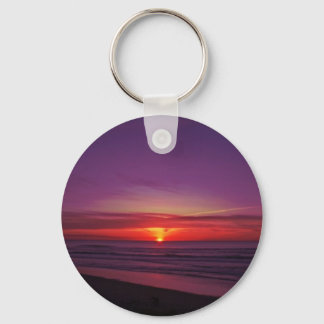 Porte-clés Coucher de soleil sur la côte de l'Oregon