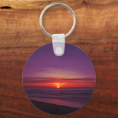 Porte-clés Coucher de soleil sur la côte de l'Oregon (Recto)