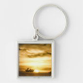 Porte-clés Coucher De Soleil Sur L'Océan Pacifique (Devant)